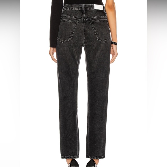 Re/Done 70s Straight Jeans in Black NWT Size 25 - Picture 2 of 11